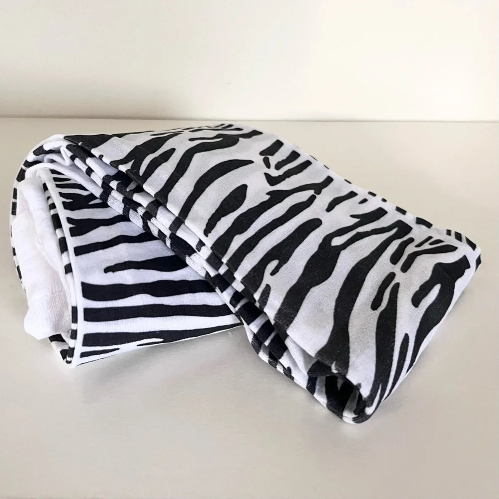 NWOT Zebra print stockings